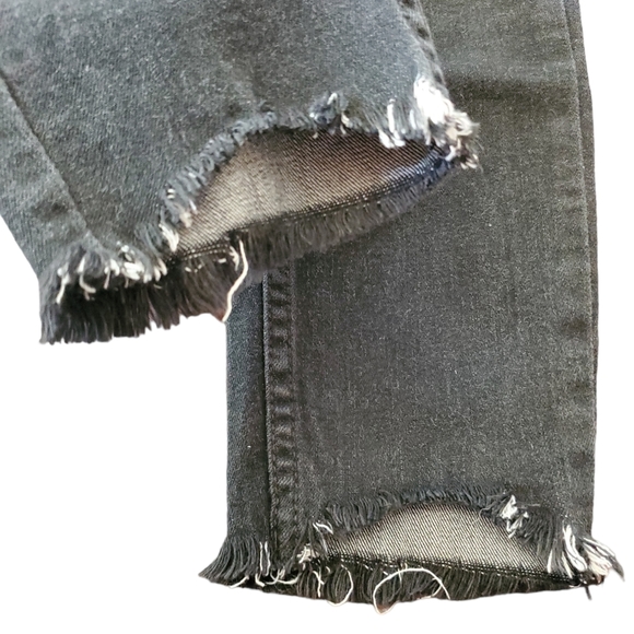 Free People Black Distressed Jeans 27 - Picture 6 of 8